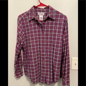 COLDWATER CREEK Button down Flannel